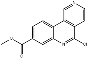甲基 5-氯苯并[C][2,6]二氮杂萘-8-羧酸酯 结构式