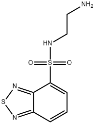 N-(2-Aminoethyl)-2,1,3-benzothiadiazole-4-sulfonamide 结构式