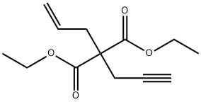 DIETHYL 2-ALLYL-2-(PROP-2-YNYL)MALONATE 结构式