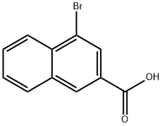 4-溴-2-萘甲酸 结构式