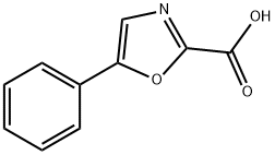 5-phenyl-1,3-oxazole-2-carboxylic acid 结构式