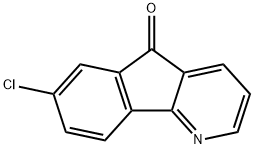 7-氯-5H-茚并[1,2-B]吡啶-5-酮 结构式