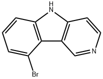 9-溴-5H-吡啶并[4,3-B]吲哚 结构式