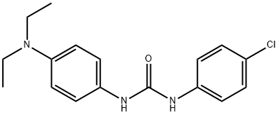 1-(4-chlorophenyl)-3-[4-(diethylamino)phenyl]urea 结构式