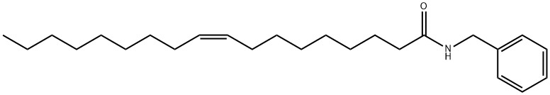 (9Z)-N-苄基-9-十八碳烯酰胺 结构式