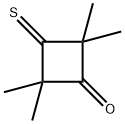 2,2,4,4-Tetramethylcyclobutane-1-one-3-thione 结构式