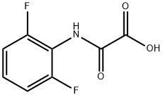 [(2,6-二氟苯基)氨基甲酰基]甲酸 结构式