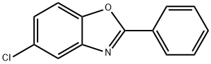 5-氯-2-苯基-1,3-苯并恶唑 结构式