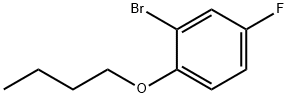 1-溴-2-丁氧基-5-氟苯 结构式