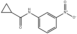 N-(3-nitrophenyl)cyclopropanecarboxamide 结构式