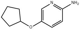 5-(cyclopentyloxy)-2-Pyridinamine 结构式