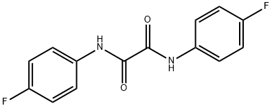 N,N'-BIS(4-FLUOROPHENYL)OXAMIDE 结构式