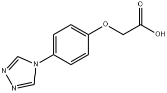 [4-(4H-1,2,4-triazol-4-yl)phenoxy]acetic acid 结构式