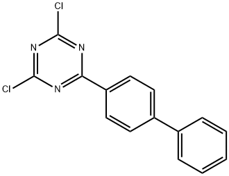 2-(4-联苯基)-4,6-二氯-1,3,5-三嗪 结构式