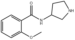 2-Methoxy-N-3-pyrrolidinyl-benzamide HCl 结构式