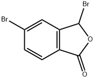 3,5-DIBROMO-1,3-DIHYDRO-2-BENZOFURAN-1-ONE 结构式