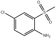 4-氯-2-(甲基磺酰基)苯胺 结构式
