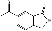 6-ACETYL-2,3-DIHYDRO-1H-ISOINDOL-1-ONE 结构式