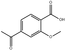 4-acetyl-2-methoxybenzoic acid 结构式