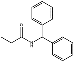 N-DIPHENYLMETHYLPROPIONAMIDE 结构式