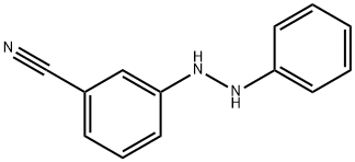 3-(2-phenylhydrazinyl)Benzonitrile 结构式