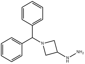 N-二苯甲基3-氮杂环丁烷肼 结构式
