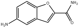 5-氨基苯并呋喃-2-甲酰胺 结构式