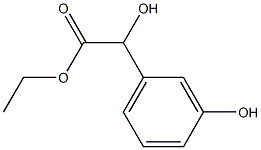 ETHYL 2-HYDROXY-2-(3-HYDROXYPHENYL)ACETATE 结构式