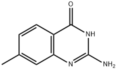 2-氨基-7-甲基喹唑啉-4-酮 结构式