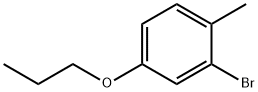 2-溴-1-甲基-4-丙氧基苯 结构式