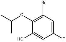 3-溴-5-氟-2-异丙氧基苯酚 结构式