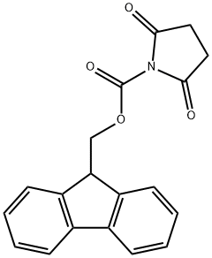 (9H-FLUOREN-9-YL)METHYL 2,5-DIOXOPYRROLIDINE-1-CARBOXYLATE 结构式
