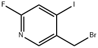 5-(溴甲基)-2-氟-4-碘吡啶 结构式