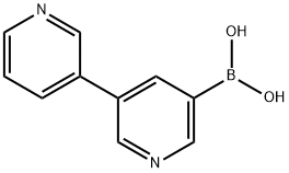 (3,3-BIPYRIDIN)-5-YLBORONIC ACID 结构式