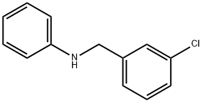 N-(3-氯苄基) 苯胺 结构式