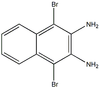 1,4-dibromonaphthalene-2,3-diamine 结构式