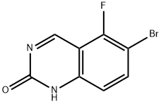 6-溴-5-氟-喹唑啉-2(1H)-酮 结构式