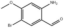2-氨基-5-溴-4-甲氧基-苯甲醛 结构式