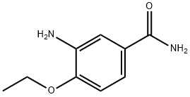 3-氨基-4-乙氧基苯甲酰胺 结构式