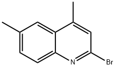 4,6-二甲基喹啉-2-溴 结构式