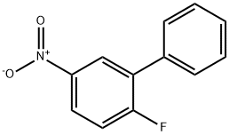 2-氟-5-硝基联苯 结构式