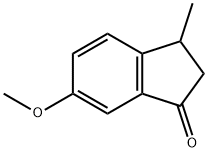 6-甲氧基-3-甲基-2,3-二氢-1H-茚-1-酮 结构式
