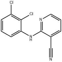 2-(2,3-二氯苯基)氨基)烟腈 结构式