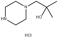 2-Methyl-1-(piperazin-1-yl)propan-2-ol dihydrochloride 结构式