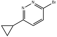 3-溴-6-环丙基哒嗪 结构式