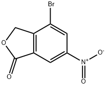 4-BROMO-6-NITRO-3H-ISOBENZOFURAN-1-ONE 结构式