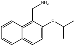 2-(丙烷-2-氧基)萘-1-基]甲胺 结构式