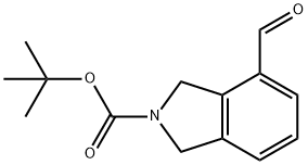 tert-butyl4-formylisoindoline-2-carboxylate 结构式