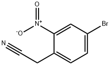2-(4-溴-2-硝基苯基)乙腈 结构式