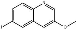 6-碘-3-甲氧基喹啉 结构式